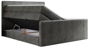 Boxspringbett KING DOREN Breite: 120 cm - H3 - Textil