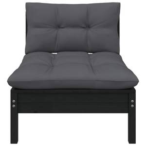 Gartensofa (2er Set) 3012138-17 Schwarz