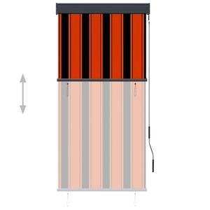 Außenrollo 3001519-2 Braun - Breite: 80 cm