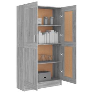 Bücherschrank 3004116-2 Eiche Grau Dekor - Höhe: 150 cm