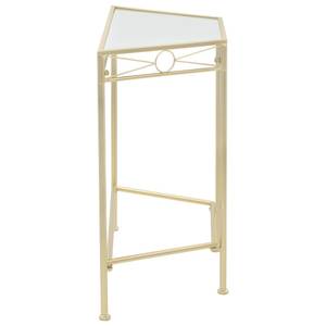 Beistelltisch D968 Gold - Metall - 34 x 73 x 87 cm