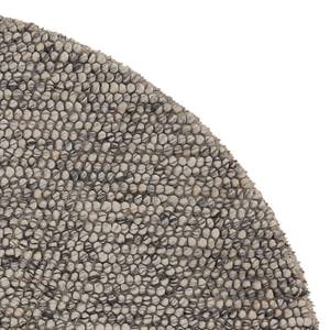 Wollteppich Ravi Grau - Textil - 90 x 15 x 15 cm