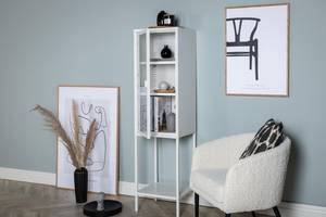 Vitrine MISHA SC41 1D Blanc