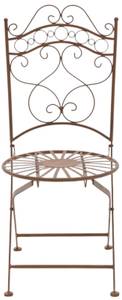 Chaises de jardin Indra Lot de 2 Marron