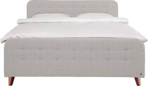 Nordic Box Boxspringbett TBO Hellgrau - Breite: 182 cm - H2 / H3