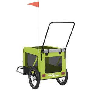 Remorque vélo pour chien 3028772-2 Vert - 123 x 66 x 63 cm