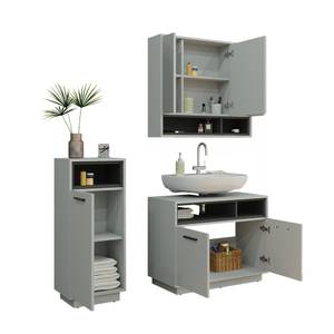 Mobilier de salle de bains Beatrice Anthracite - Gris