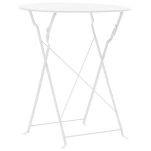 Bistro-Set (3-teilig) 296532 Weiß