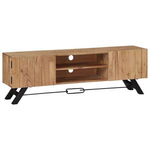 Meuble tv 247971 Marron - Bois massif - Bois/Imitation - 140 x 45 x 30 cm