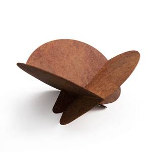 Brasero acier corten L75 x l75 x H35 cm Marron - Métal - 75 x 35 x 75 cm