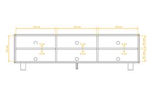 TV-möbel LARA Wildeiche
