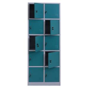 Aktenschrank L58 Grün - Metall - 70 x 185 x 40 cm