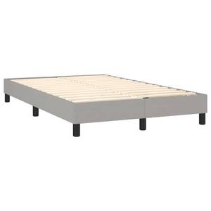 Boxspringbett 3017265-19 Hellgrau - 123 x 193 cm