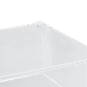 2 x Schubladen Organizer transparent Kunststoff - 19 x 5 x 10 cm