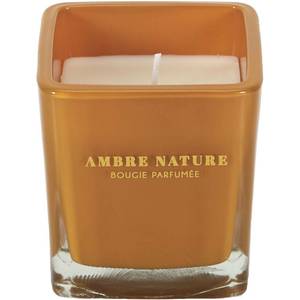 Bougie parfumée carrée Nude 7 cm Jaune - Verre - 8 x 8 x 8 cm