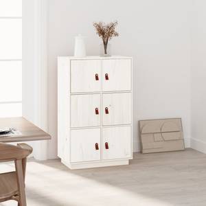 Highboard DE8723 Weiß - Massivholz - 40 x 109 x 67 cm