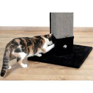 Kratzbäume für Katzen 445265 Schwarz - Massivholz - 48 x 80 x 48 cm