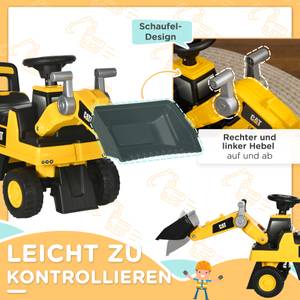 Kinderbaustellenfahrzeug 370-262V00YL Gelb - Kunststoff - 30 x 54 x 78 cm