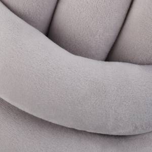 1 x Knotenkissen grau Grau - Kunststoff - Textil - 25 x 25 x 25 cm