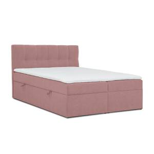 Boxspringbett Moody Rosé - Breite: 160 cm