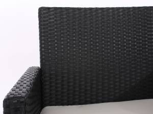 Poly-Rattan Sessel Sanremo (2er Set) Grau - Metall - Polyrattan - 63 x 80 x 62 cm