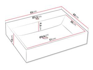 Badmöbel-Set Gatreto I, 5-teilig Weiß - Holzwerkstoff