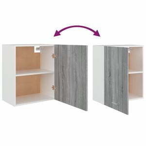 Hängeschrank 3016496-7 Grau - Silber / Grau - Silbergrau - 50 x 60 cm