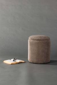 Pouf Limpen 2 Braun - Kunstfell - 32 x 40 x 32 cm