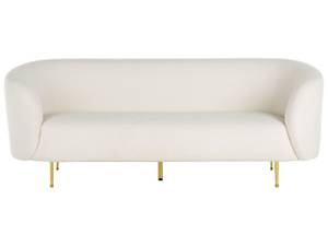 3-Sitzer Sofa LOEN Gold - Weiß