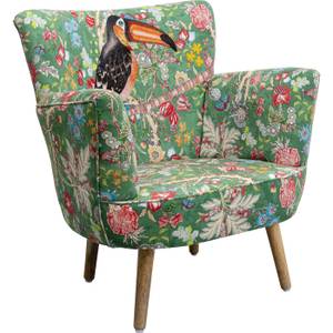 Fauteuil jungle toucan Textile - 79 x 78 x 75 cm