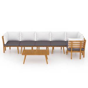 Ensemble de salon de jardin Marron - Bois massif - Bois/Imitation - 55 x 35 x 90 cm