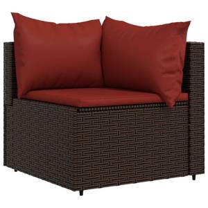 Garten-Lounge-Set 3029629-3 (4-teilig) Braun - Rot