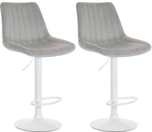 Barhocker Toni 2er Set Grau