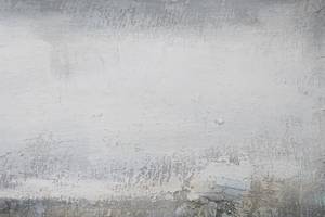 Acrylbild handgemalt Nebelmeer Grau - Massivholz - Textil - 80 x 80 x 4 cm