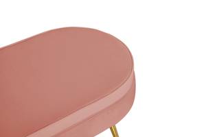 Sitzpouf Maplehurst Pink - Textil - 99 x 40 x 44 cm