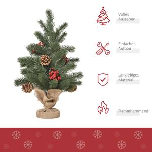 Künstlicher Weihnachtsbaum 830-386 Grün - Kunststoff - 28 x 50 x 28 cm