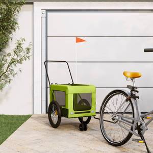 Remorque vélo pour chien 3028772-2 Vert - 123 x 66 x 63 cm