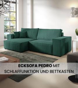 Ecksofa PEDRO Grün