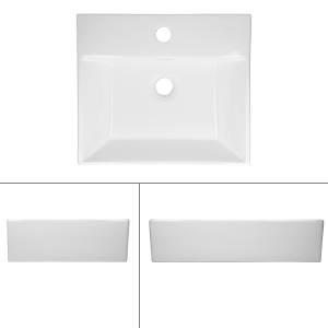Vasque d'angle 415x360x130mm blanc Blanc - Céramique - 36 x 13 x 42 cm