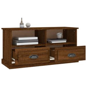 TV-Schrank D361 Eiche Schwarzbraun Dekor