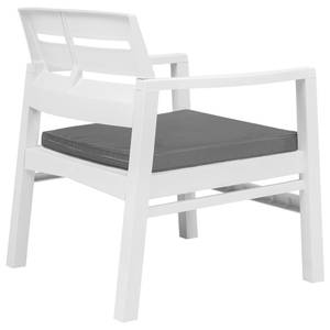 Bistro Set K323 Weiß - Massivholz