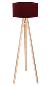 Lampe sur pied AIMEE Gris - Bois manufacturé - 40 x 140 x 40 cm