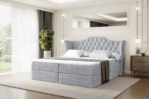 Boxspringbett VILA Grau - Breite: 160 cm - H3