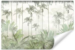 Papier Peint FORÊT TROPICALE Plantes 450 x 300 x 300 cm