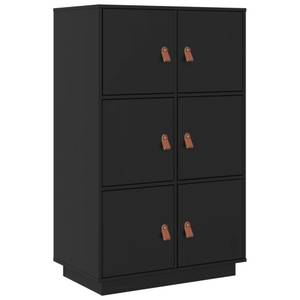 Highboard DE2929 Schwarz - Massivholz - 40 x 109 x 67 cm