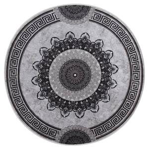 Tapis 337987 Noir - Gris - 120 x 120 cm