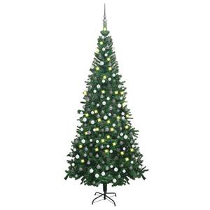 Weihnachtsbaum 3009437-3 Grau - Grün - Weiß - 120 x 240 x 120 cm