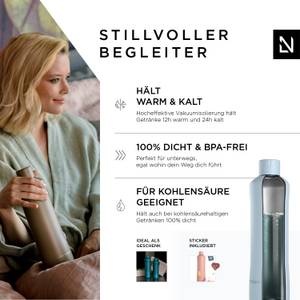 Trinkflasche Bølge Hellblau - Fassungsvermögen: 1 L