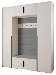 Garderobe Inova 1 Z13 Schwarz - Grau - Weiß - Schwarz