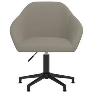 Chaise de bureau pivotante Gris - Textile - 56 x 88 x 63 cm
